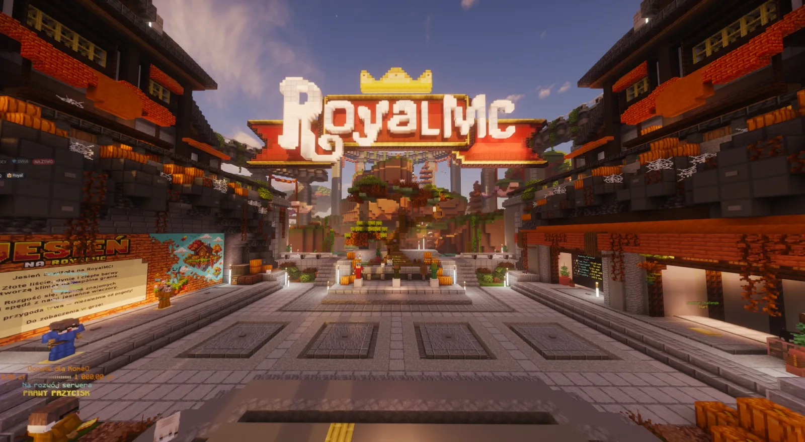 Spawn serwera RoyalMC